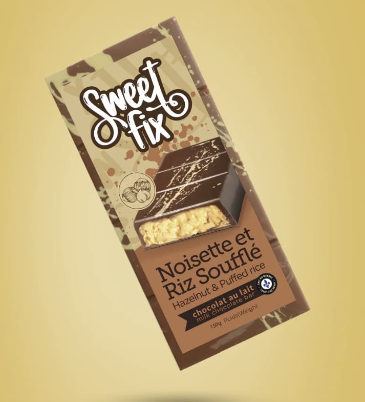 SWEETFIX- Chocolat Dubaï Noisette chocolat au lait (El Mordjene)
