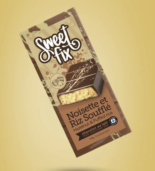 SWEETFIX- Chocolat Dubaï Noisette chocolat au lait (El Mordjene)