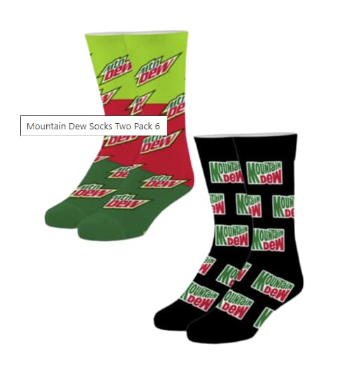 ODD SOX - Bas Mountain Dew, ensemble de 2