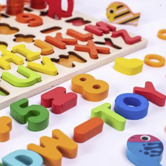 Planche en bois éducative