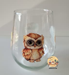 Verre à vin Hibou (4) simple paroi