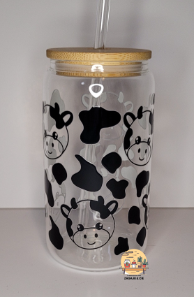 Verre 16 oz Vache noire 2e à 50%