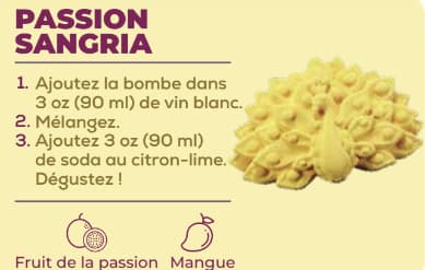 POSEIDN - Bombe à Cocktail 3D - Passion Sangria