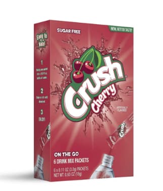 Crush Single On the Go Sans Sucre Cerise