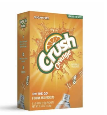 Crush Single On the Go Sans Sucre Orange