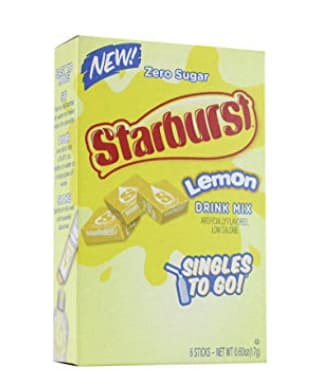 Starburst Single On the Go Sans Sucre Citron