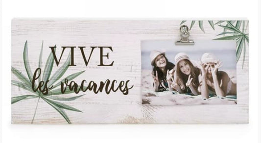 Cadre photo "Vive les vacances"