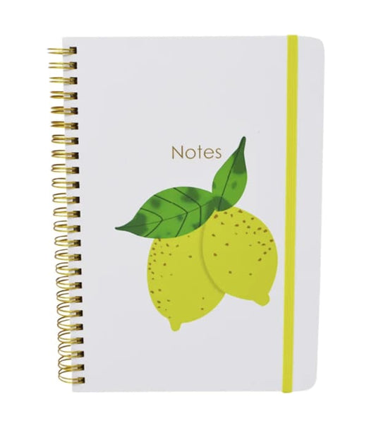 Cahier de notes rigide - Citron