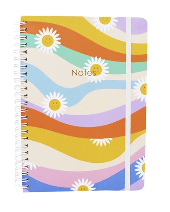 Cahier de notes rigide - Hippie