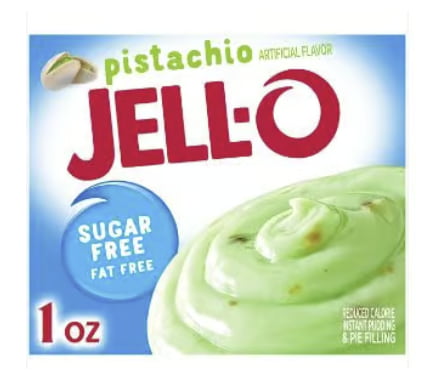 Jell-O Pouding Instant Pistache SANS SUCRE