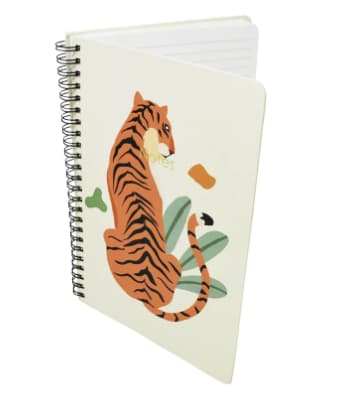 Cahier de notes rigide - Tigre