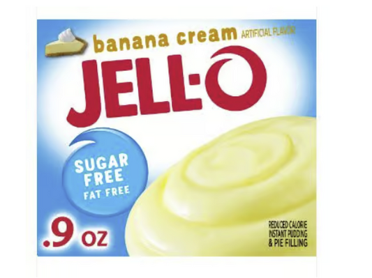 Jell-O Pouding Instant Banane SANS SUCRE