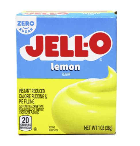 Jell-O Pouding Instant Citron SANS SUCRE