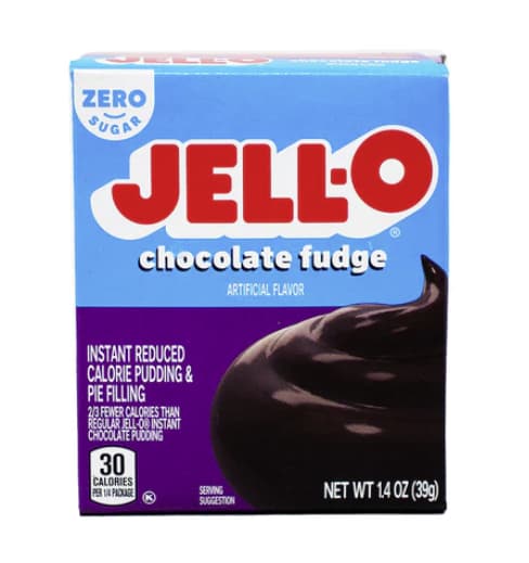 Jell-O Pouding Instant Chocolat fudge SANS SUCRE