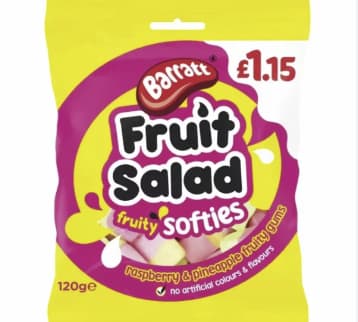 Barratt Fruit Salad Softies 120g