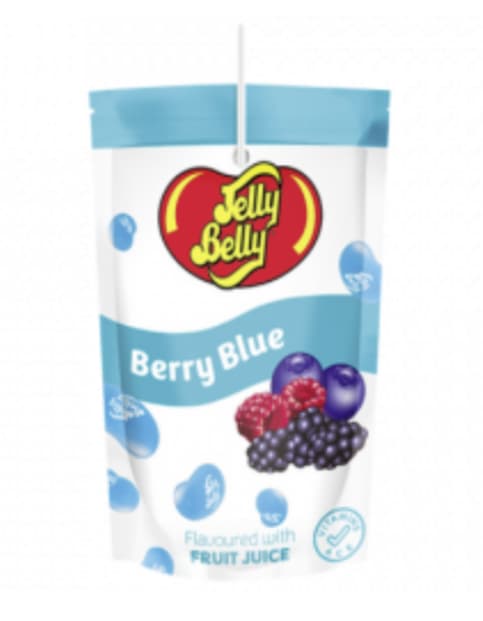 Jelly Belly Fruit Juice Pouch Berry Blue