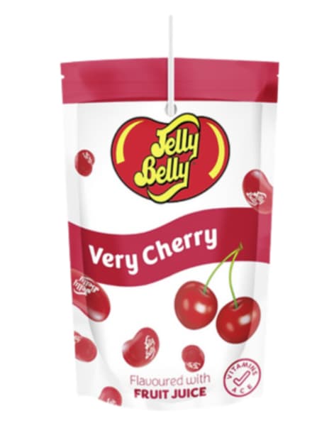 Jelly Belly Fruit Juice Pouch Very Cherry