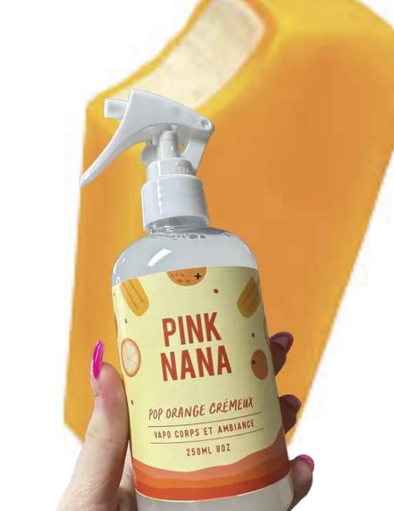 Pink Nana - Vapo corps et ambiance Pop Orange Crémeux