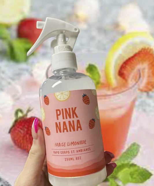 Pink Nana - Vapo corps et ambiance Fraise Limonade