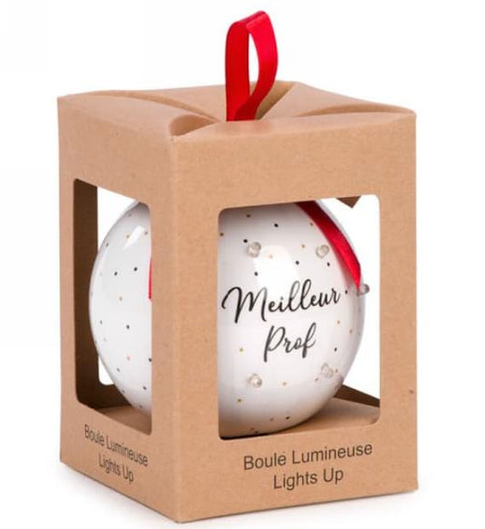 Boule de Noël "Meilleur Prof"