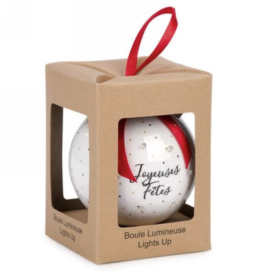 Boule de Noël "Joyeuses Fêtes"