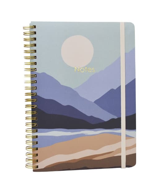 Cahier de notes rigide - Montagne