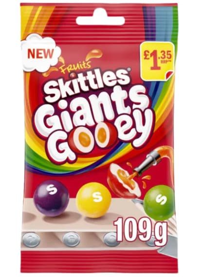 Skittles Giants Gooey 109g