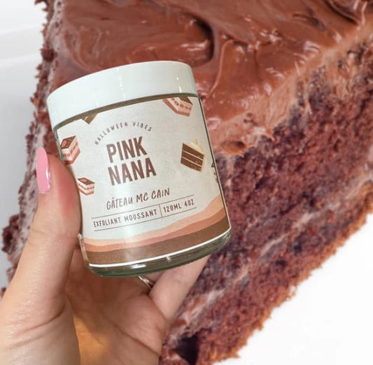 Pink Nana - Exfoliant Moussant Gâteau McCain