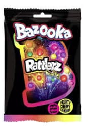 Bazooka Rattlerz Fruity Candy Chew 100g