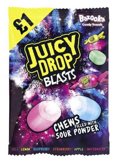 Bazooka Juicy Drop Blasts 120g