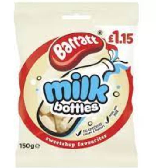 Barratt Milk Bottles 150g