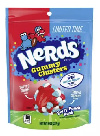 **BIENTÔT EN STOCK**Nerds Gummy Clusters Football Berry Punch