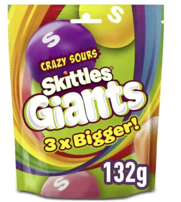 Skittles Giants - Sours 132g