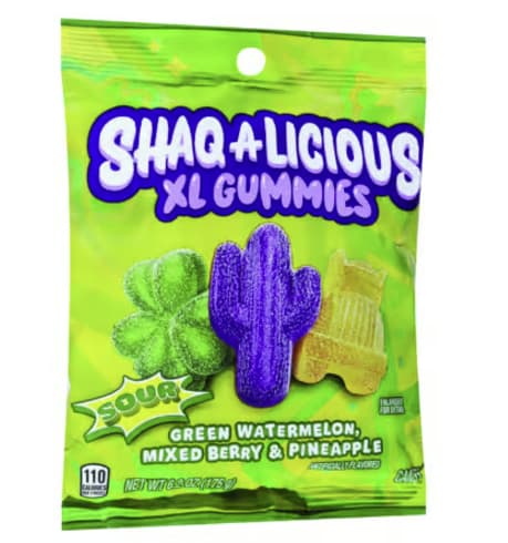 SHAQ-A-LICIOUS Sour Gummies XL