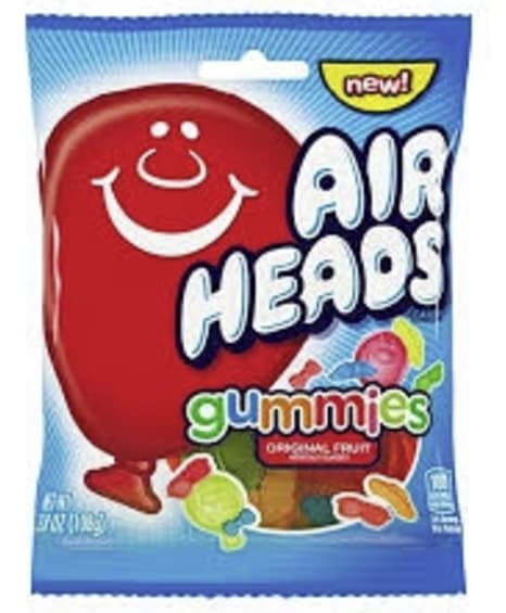 Airheads Gummies Peg 3.8oz