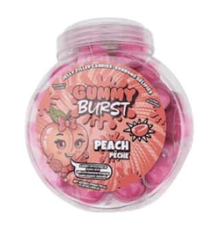 Gummy Burst Jelly Filled Candies Peach Halal