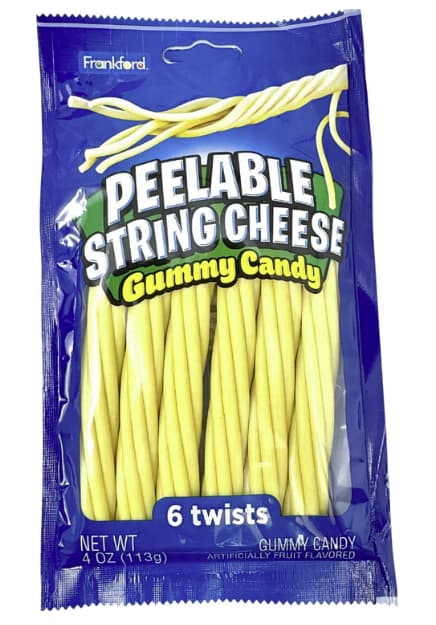 Frankford Peelabele String Cheese Gummy Candy