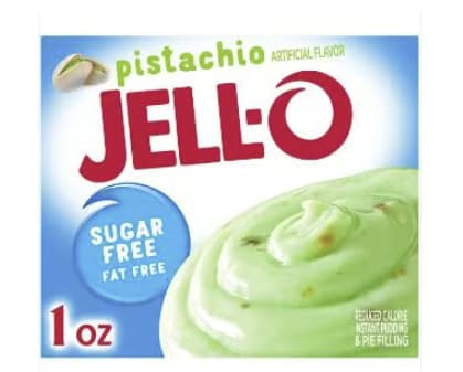 Jell-O Instant Pouding Pistache 1oz SANS SUCRE