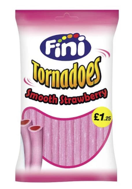 Fini Tornadoes Smooth Fraise 140g