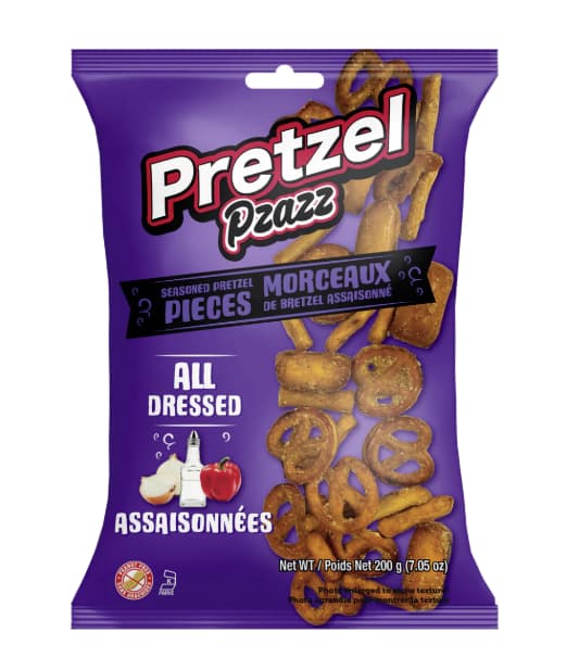 Pretzel Pzazz All Dressed 200g
