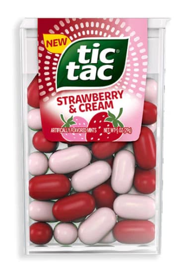 Tic Tac Fraise et crème