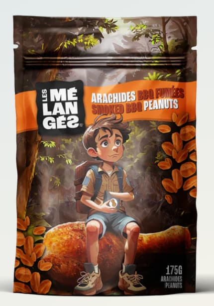 Les Mélangés - Arachides BBQ FUMÉES