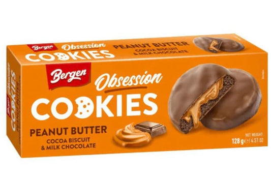 Bergen Obsession Cookies Peanut Butter 128g