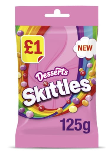 Skittles Desserts British 125g