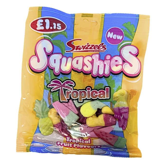 Swizzels Squashies Tropical 100g