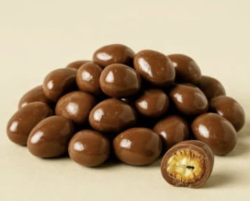 François Lambert - Grains de maïs grillés enrobés de chocolat au lait – Snack croquant et gourmand