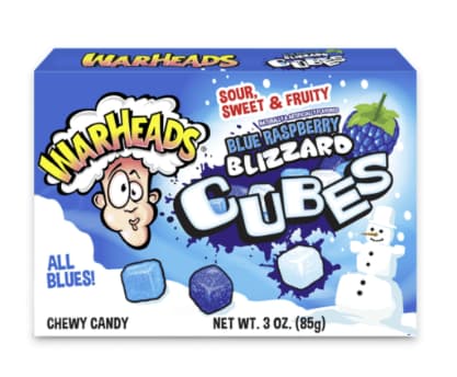 Warheads Cubes Blue Raspberry 85g