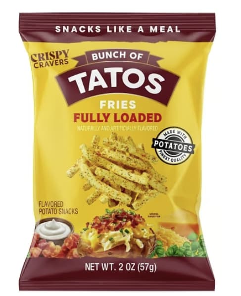Chips - Crispy Cravers - Fully Loaded Tatos Fries 57g