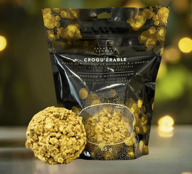 François Lambert - Croqu'Érable - Balle de popcorn et guimauve à l'érable