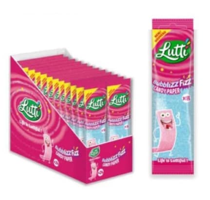 LUTTI Candy Paper Bubblizz 15g